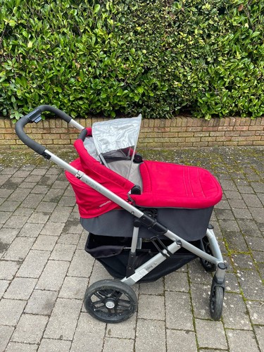 Uppababy vista red pram - uppababy,