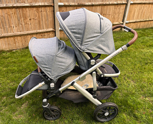 Uppababy vista grey double - vista,