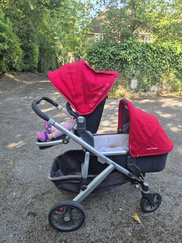 Uppababy vista stroller red - uppababy,