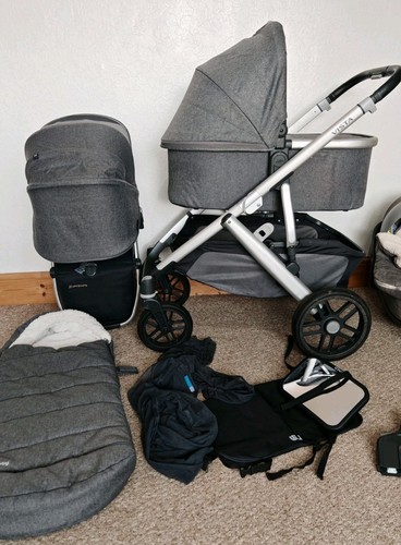 Uppababy vista grey - v2, 🩶